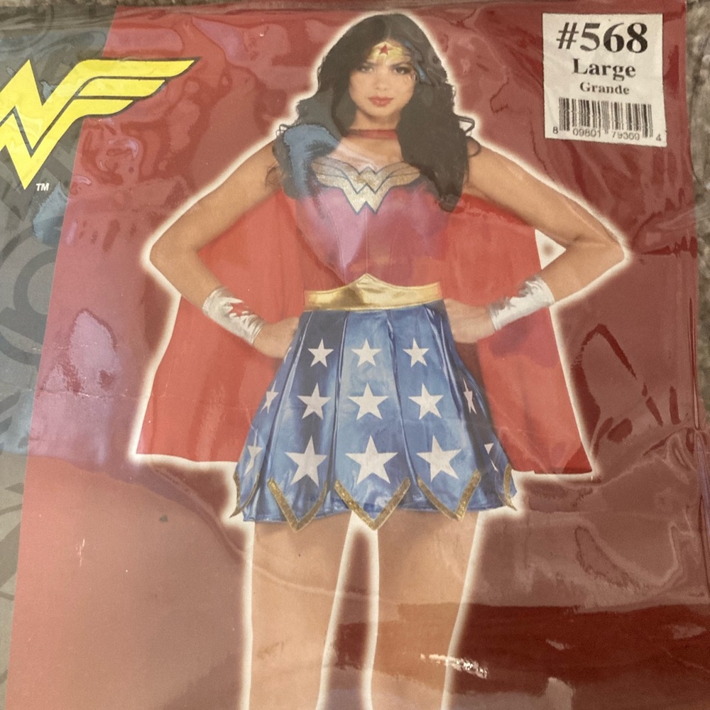 Wonder Woman Halloween Costume Size Large